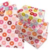 Jajajuegos Donut Wrapping Paper - 12 Sheets Pink Christmas Santa