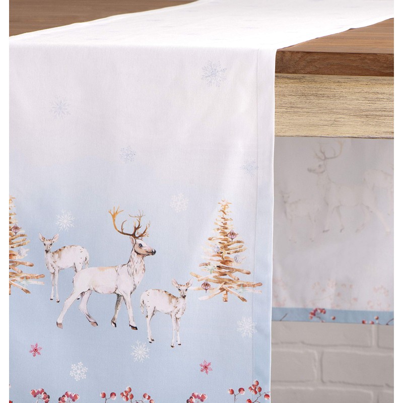 Maison d' Hermine Fairytale Forest 100% Cotton Table Runner Farmhouse
