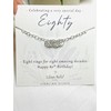 Lilian Belle 80th Birthday 925 Sterling Silver Bracelet Jewellery Gift