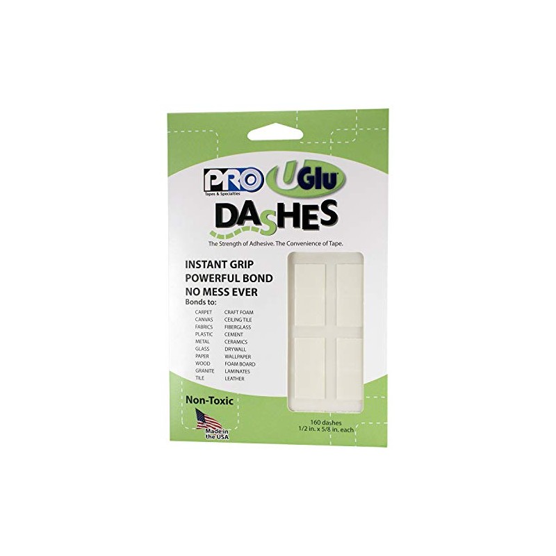 Pro Tapes & Specialties 306UGLU600 UGlu Dash Sheets, 1/2 in.