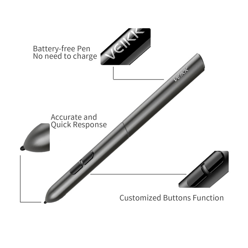 Graphics Drawing Tablet 10 X 6 Inch Large Active Area