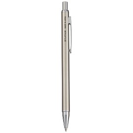 Platinum BSL-500D Fountain Pen, Oil-Based Ballpoint Pen, Stainless Steel, Hairline