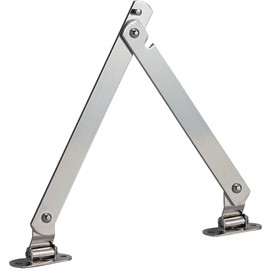 TRUSCO(トラスコ) スチール製止付き平棒ステー 全長300mm 左用 TS-52-L