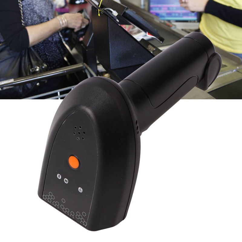 QR Code Scanner V10 Wireless Intelligent Voice Scanner Supermarket Courier