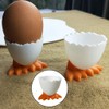 11 Pcs Egg Cups Cartoon Egg Holders Soft Hard Boiled