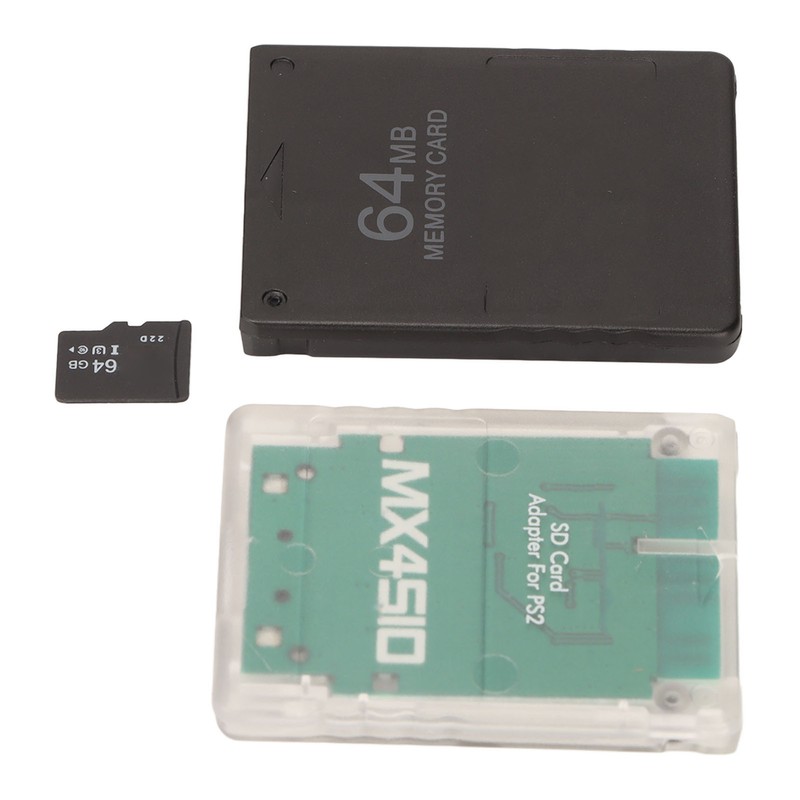 Memory Card Reader Stable Replacement Memory Card Adapter with 64G