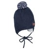 Sterntaler Baby Boys Ocs Knitted Hat, navy