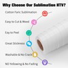 UIOK Sublimation Vinyl Matt Clear Flex Film for Sublimation, 30