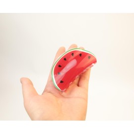 Watermelon Hair Claw Clips Arcylic Fruit Hair Clips for Women & Girls Novelty Funky Claw Clips Clamp Unique Design Accessories Red