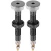 1 Pair 52mm Bike Extended Air Valve Tubeless Presta Valve