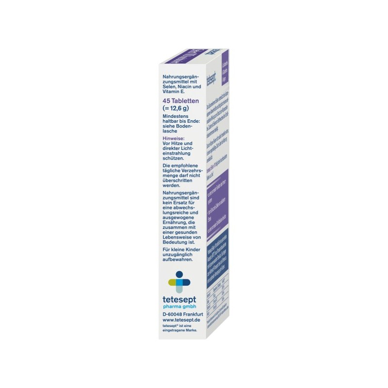 tetesept 테테셉트 셀레늄 100 고용량 미니 정제 40개입 7.52g tetesept