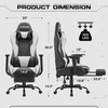 Homall Gaming Chairs, Computer Chair with Footrest and Massage Lumbar