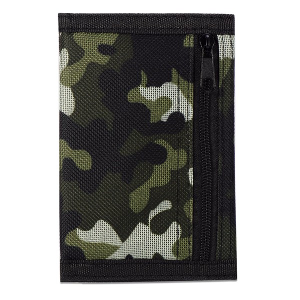 HonGien Slim Camouflage Wallet for Boys Camo Wallet Men's Trifold