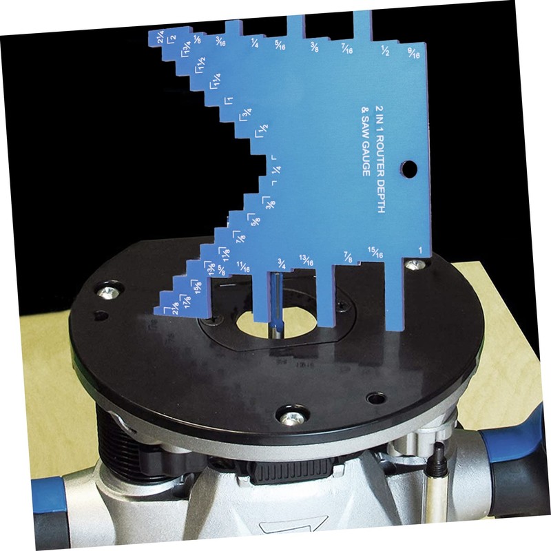 Operitacx Step Gauge Depth Gauge for Table Saw and Router