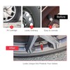 SINGARO 45mm Spiked Aluminum Stem Valve Caps,4PCS Dustproof Tire Wheel