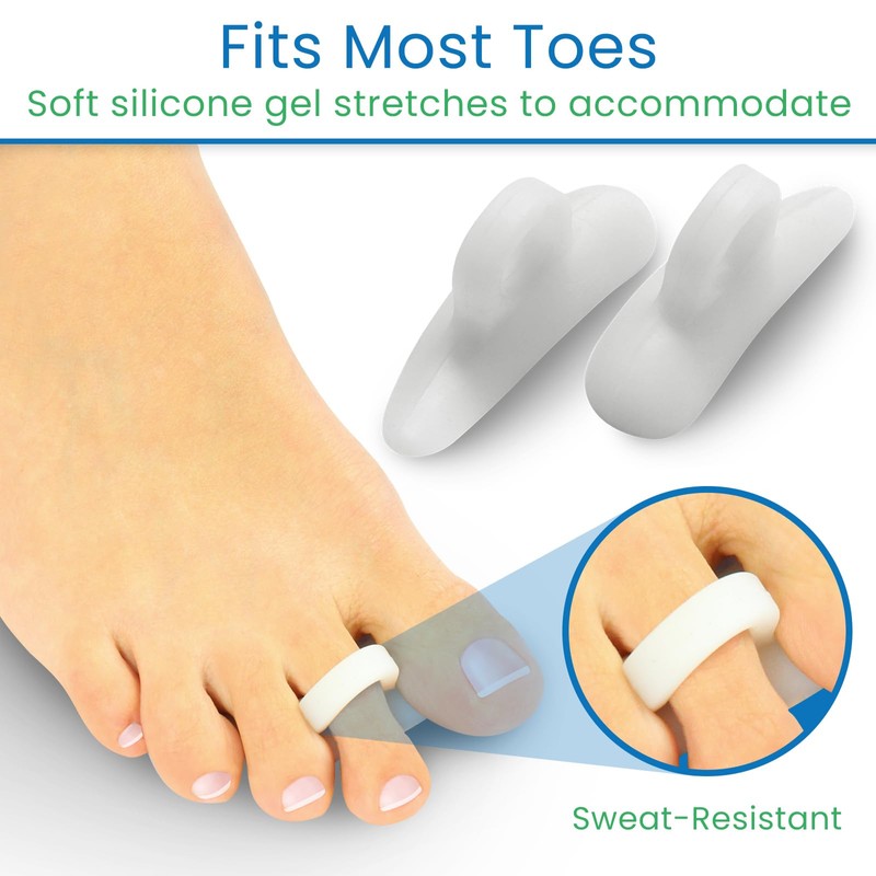VIVEsole Hammer Toe Crest Cushion & Buttress Pad - Reduces