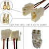 Lsgoodcare 472Pcs 6.3MM 1 2 3 4 6 8Pin Automotive