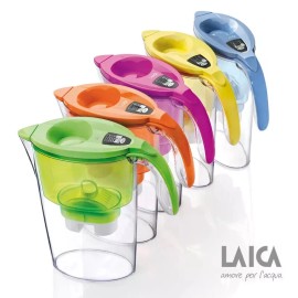 Laica 2-PACK    RANDOM COLOR SHIPPED  LAICA STREAM 3000 SERIES WATER PITCHER + FILTER