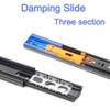 Heavy Duty Drawer Runners, 250mm Full Extension Black Ball Bearing