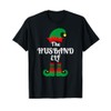 Husband Elf Family Matching Group Christmas Husband Elf Men T-Shirt