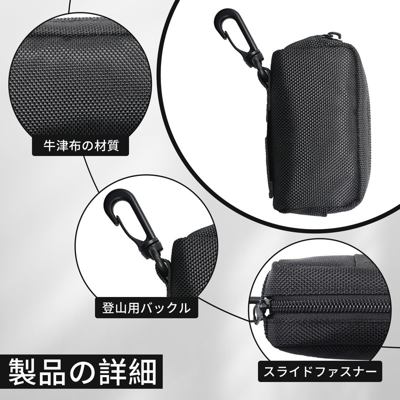 kasanidika Golf Ball Case, Golf Ball Pouch, 2-Pack Golf Ball