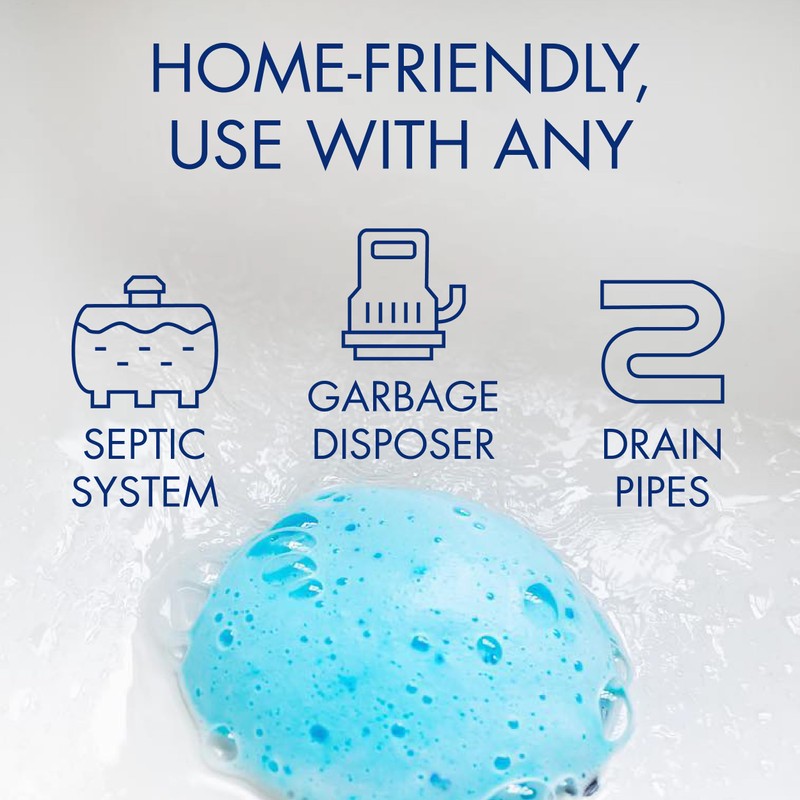 Glisten Disposer Care Foaming Cleaner, Lemon Scent, 12 Use (BND01728)
