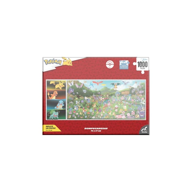 Novelty Corp - Rompecabezas Premium Pokemon_ 1000 Piezas