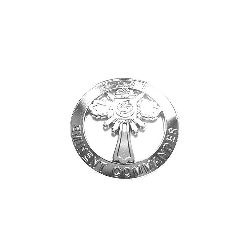 Knight Templar Past Eminent Commander Metal Chrome Decal car Truck