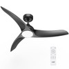 TAVZAKE Ceiling Fans with Lights, 42 inch Low Profile Ceiling