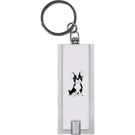 Azeeda 'Sitting French Bulldog' Keyring LED Torch (KT00042900)