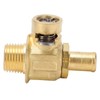 F110N Engine Oil Drain Valve with LC‑10 Lever Clip 3/8‑18
