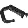 6 Pcs D Shape Plastic Carabiner Hook Black Molle Carabiner
