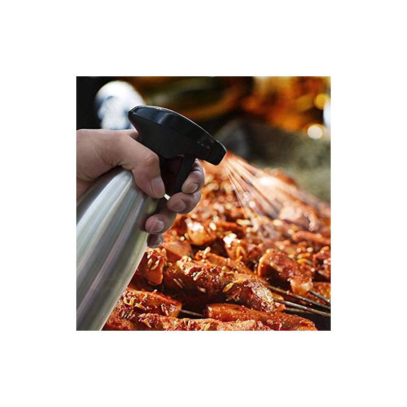Arinda Stainless Steel Oil Spray Bottle Sprayer Portable for Kitchen