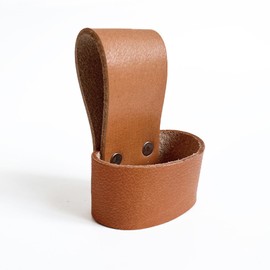 YAFIYGI Hammer Holster with Belt Loop Leather Premium Hammer Holder for Tools Snap-in Hatchet Axe Carrier Small Firefighter Hammer Sleeve Brown Multi-Tool Holder for Belt