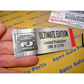 Toyota FJ Cruiser Ultimate Edition Trail Teams Nameplates Emblems Genuine OEM