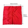 1 Piece of Red Square Satin Scarf Wrap Neck Scarf