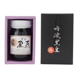 夜久野物産 丹波黒豆煮 500g 化粧箱入り 本場 京都産 丹波黒 大粒3L 11mm上 高級 甘さひかえめ スイーツ デザート ふっくら 柔らか 煮豆 瓶詰 惣菜 お正月 おせち料理 贈答 ギフト(贈り物の場合「ギフトの設定」を利用して下さい)