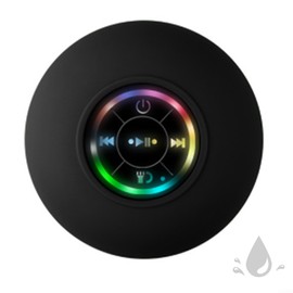 SPORTARC Large Suction Waterproof Blue-tooth Speaker, Shower LED Light Emitting Speaker, Portable Rainbow Shower Blue-tooth Speaker 100HZ-20KHZ