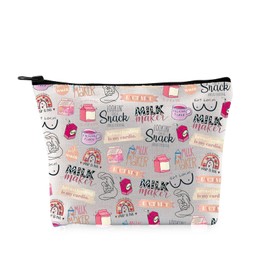 PYOUL Mom Inspired Gift Breastfeeding Proud Makeup Bag Women Power Cosmetic Bag Midwife Gift Breast Feeding Support Gift (Breastfeeding Proud Bag)