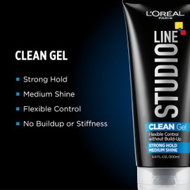 L'Oreal Paris Studio Line Clear Minded Clean Gel - Strong Hold 6.8 Fl Oz.