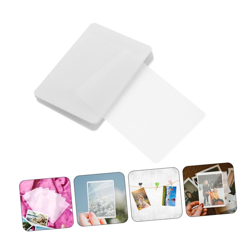 TEHAUX 100sheets PVC Photo Laminating Pouches Thermal Laminating Film for