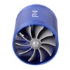 Air Intake Turbo Supercharger Dual Fan Gas Fuel Saver F1‑Z