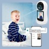 Baby, Child, Elderly, Two-Way intercom Monitor with 360° Rotating Camera