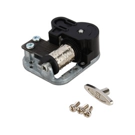Wakects Music Box for Elise, Music Box Movement, Winding Musical Alloy + Plastic Hand Crank Music Box Replacement Accessories Mechanism for Music Box 45 x 50 x 20 mm