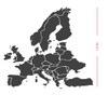 Generisch Europa Compass Sticker (RPT 53) (9 cm, Dark Grey