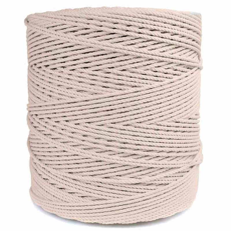 GOLBERG Twisted 100% Natural Cotton Rope – Macramé Crafts (1/4