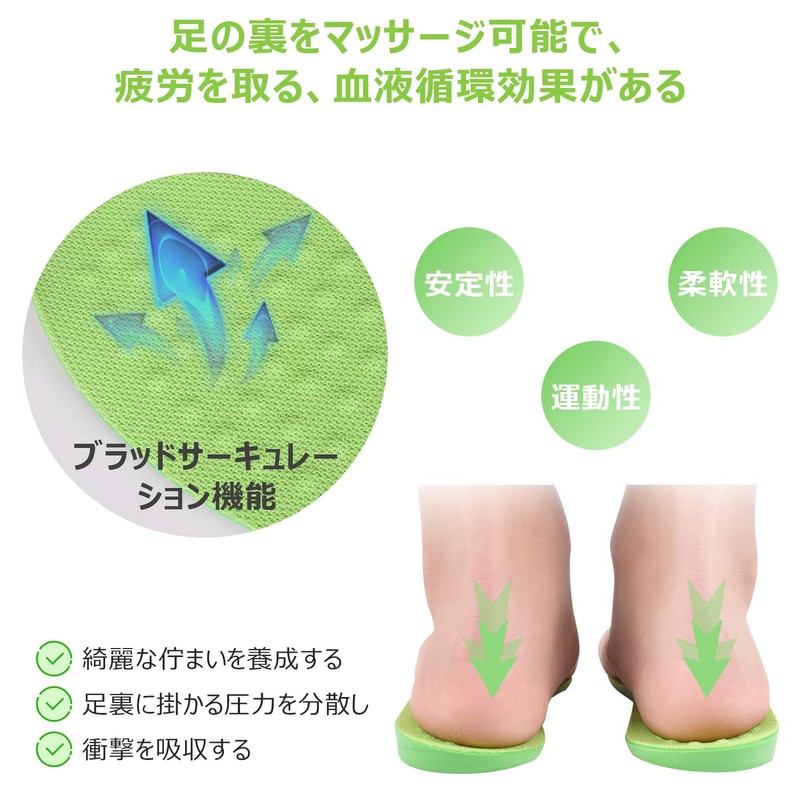 TOYAKU Insole, Shock Absorption, Footbed, Standing Work, Arch Support, Arch