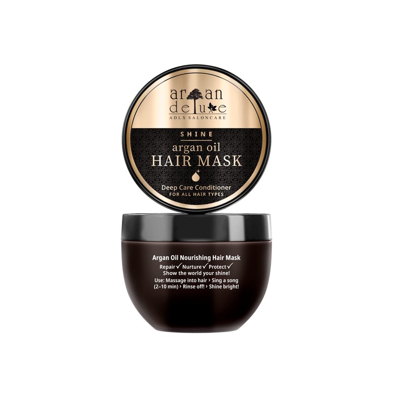 Argan Deluxe Hair Mask and Scalp Rejuvenating Deep Conditioner Masque,