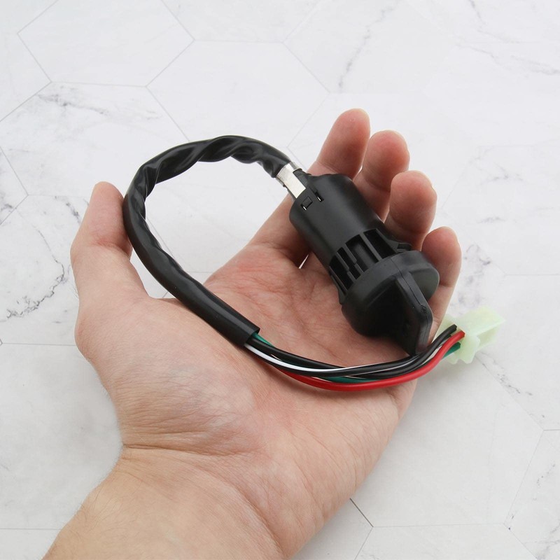 EMSea Universal 4 Pin Male Plug Motorcycle Engine Start Ignition