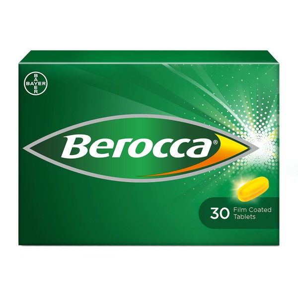 Berocca Film Coated, 30 Film Coated Tablets